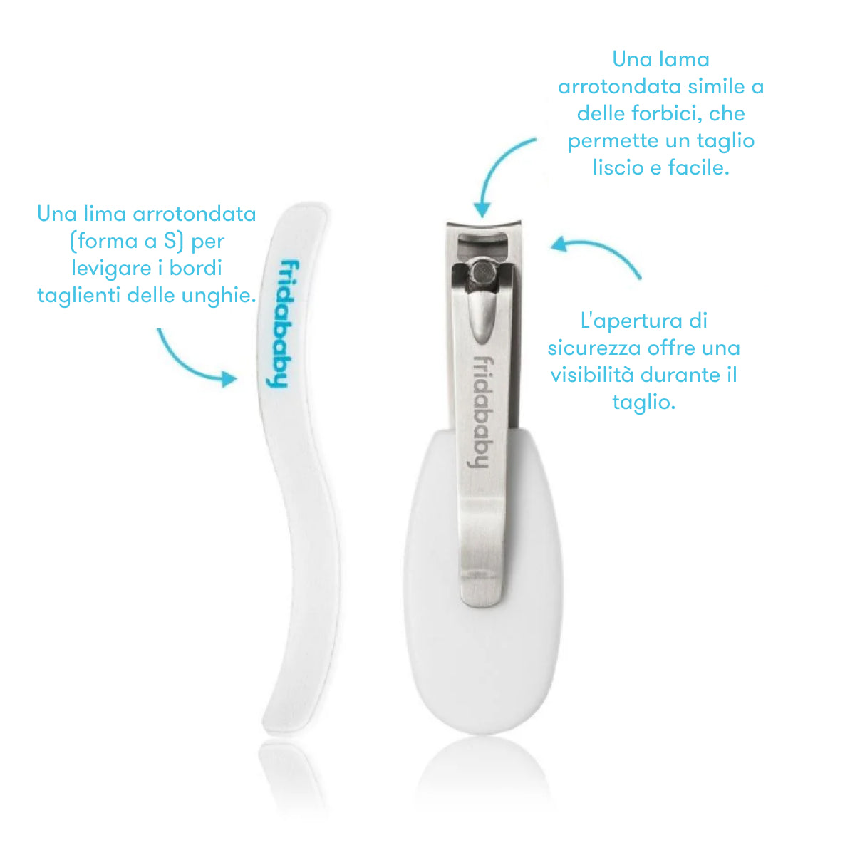 Frida Baby - SnipperClipper | Tagliaunghie per Bambini con Lima Curva Sicura