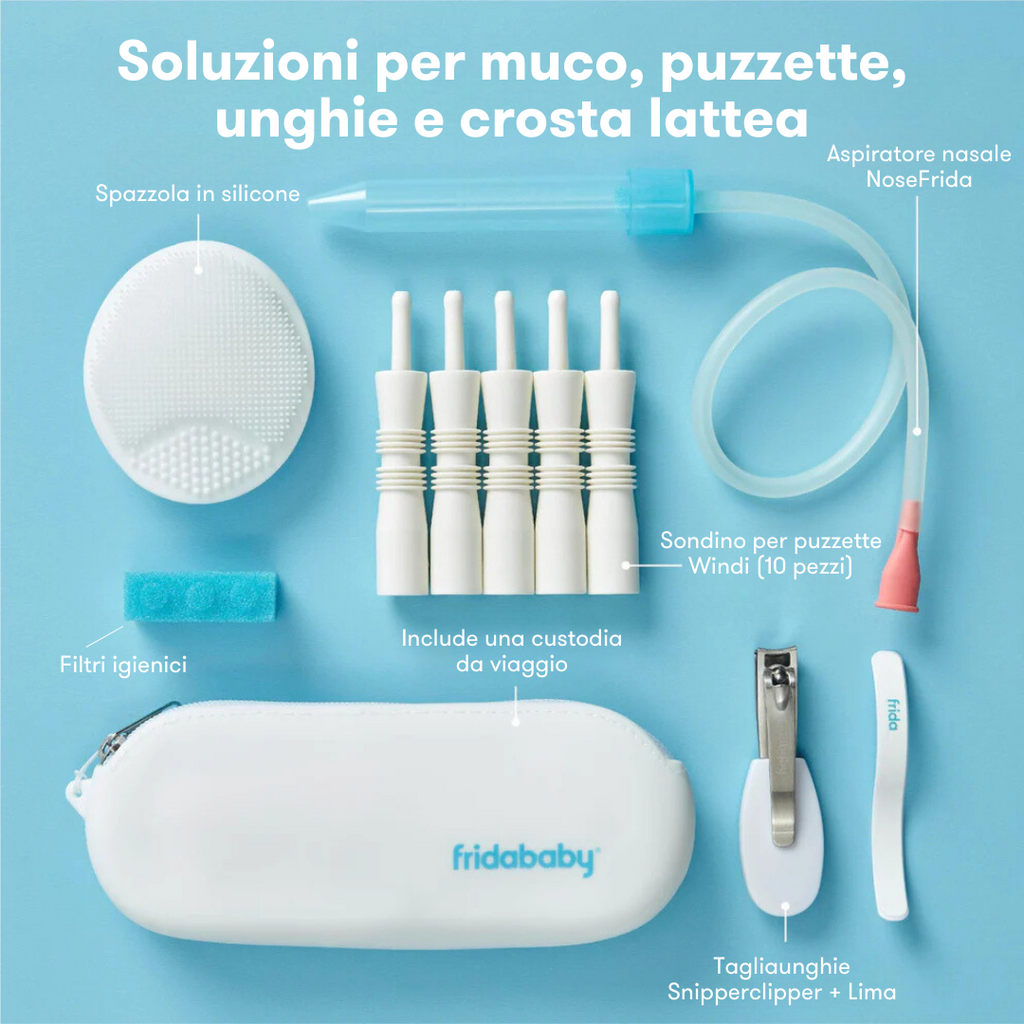 Frida Baby – Primo Kit di Cura per Neonati | Set Completo Igiene e Benessere