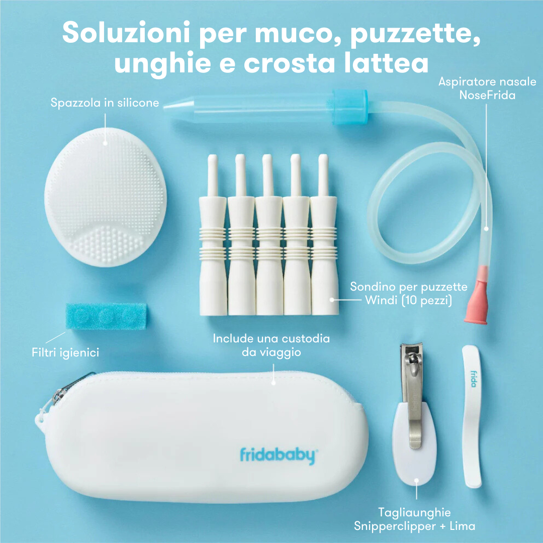 Frida Baby – Primo Kit di Cura per Neonati | Set Completo Igiene e Benessere