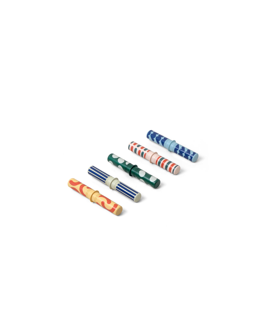MODU Rattle Pegs Mixed – Set di 5 bastoncini a sonagli