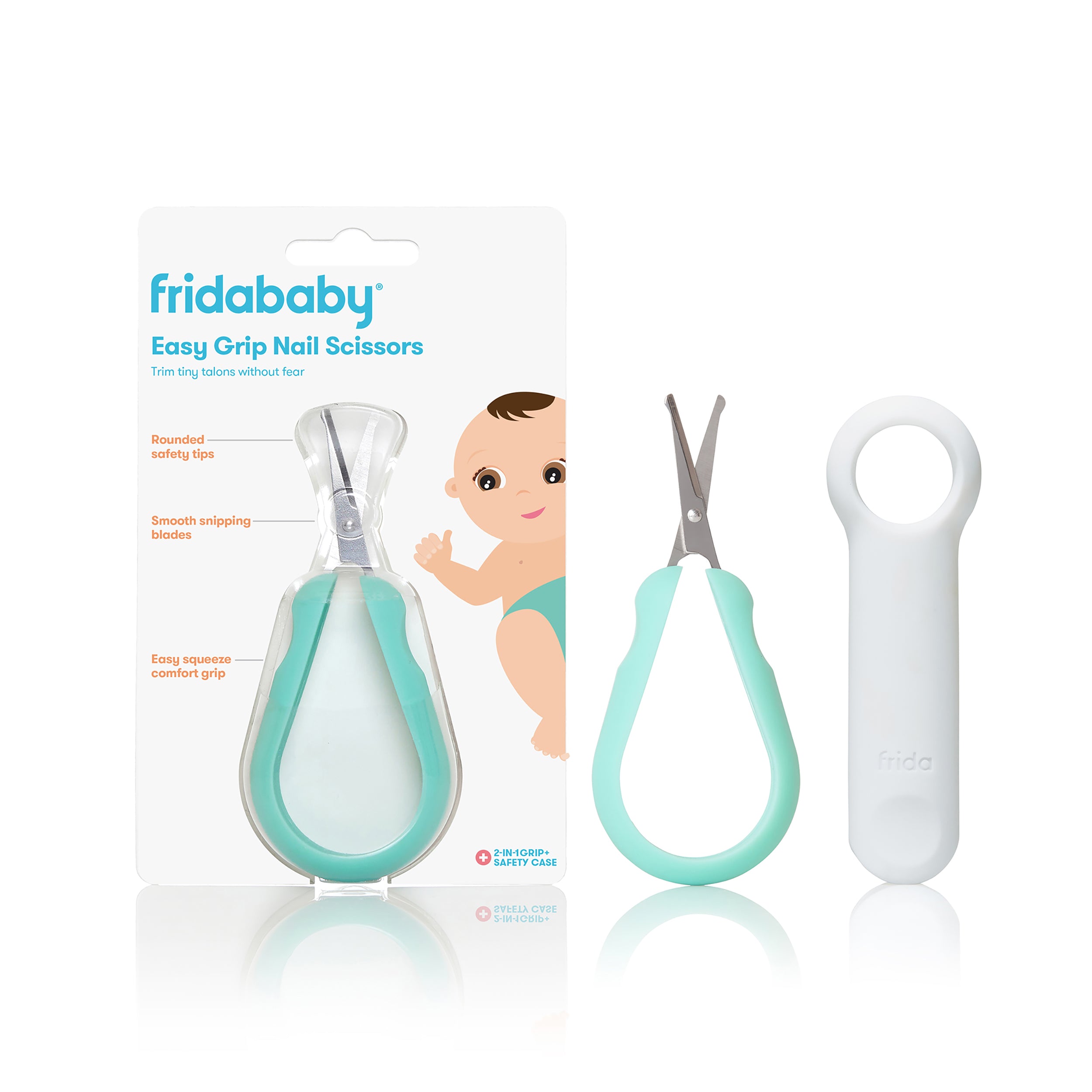 Frida Baby - Forbici per unghie Easy Grip | Taglio sicuro e preciso per bambini
