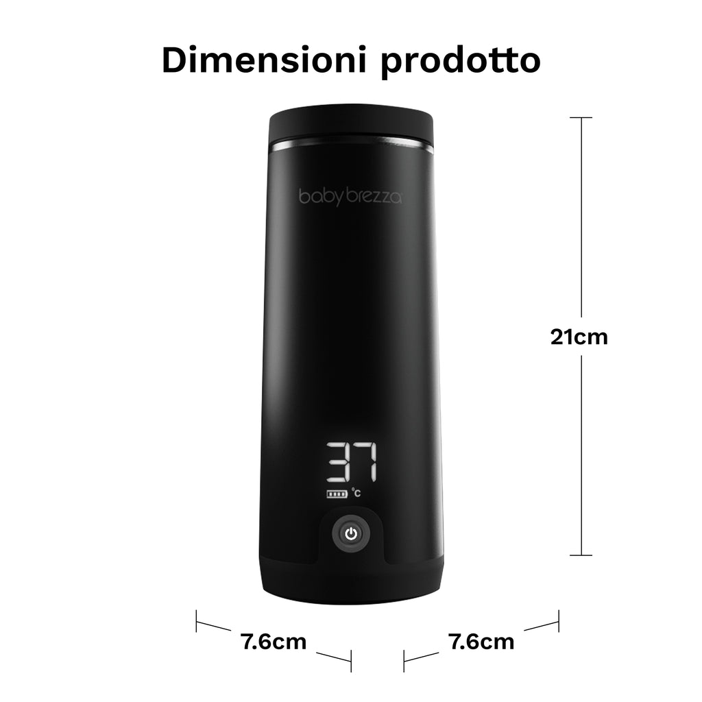Baby Brezza Scaldabiberon Portatile Superfast – Scalda il Latte in 3 Minuti