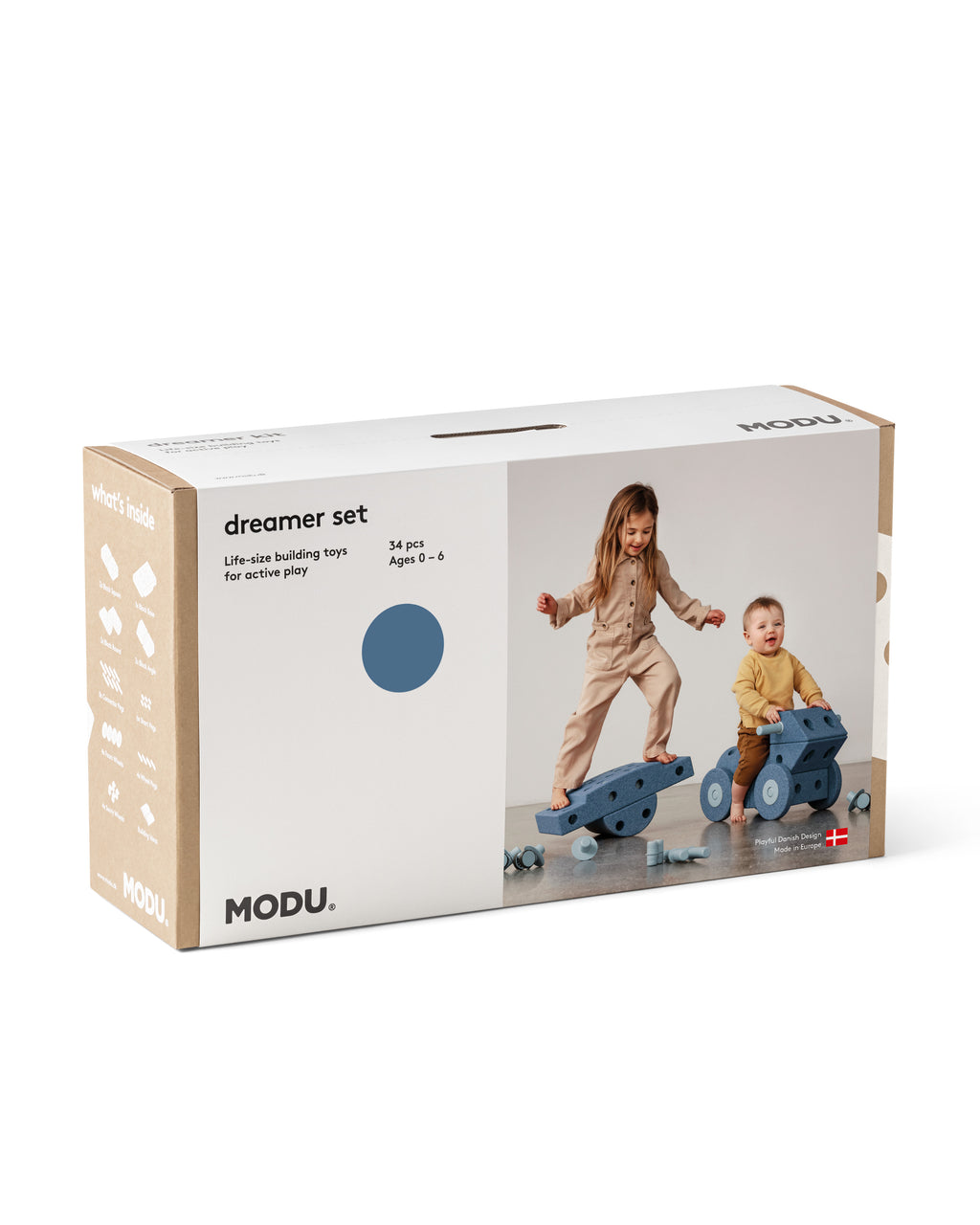 MODU Dreamer Set – Set da Costruzione XXL per Bambini | Gioco Creativo 0-6 anni