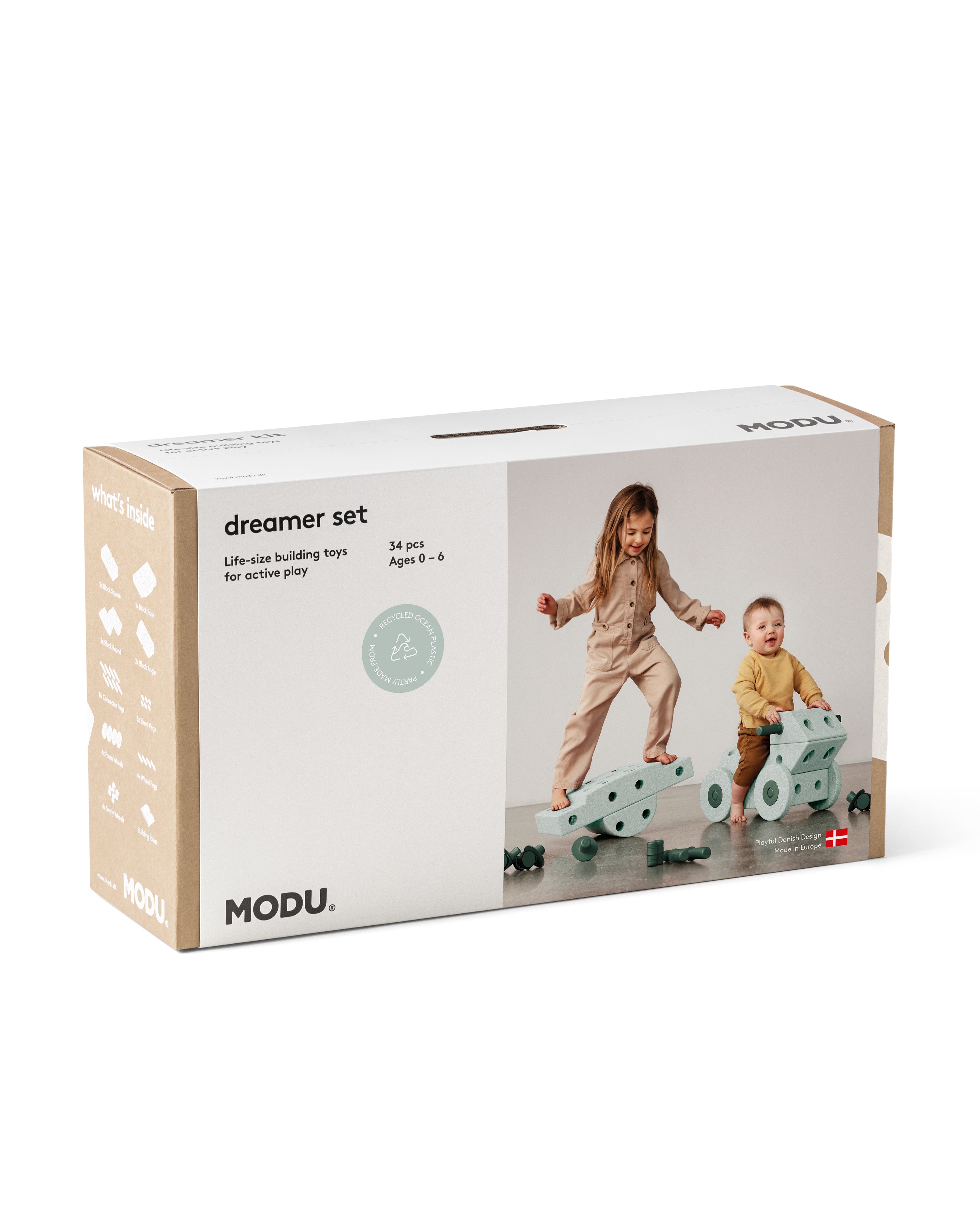 MODU Dreamer Set – Set da Costruzione XXL per Bambini | Gioco Creativo 0-6 anni