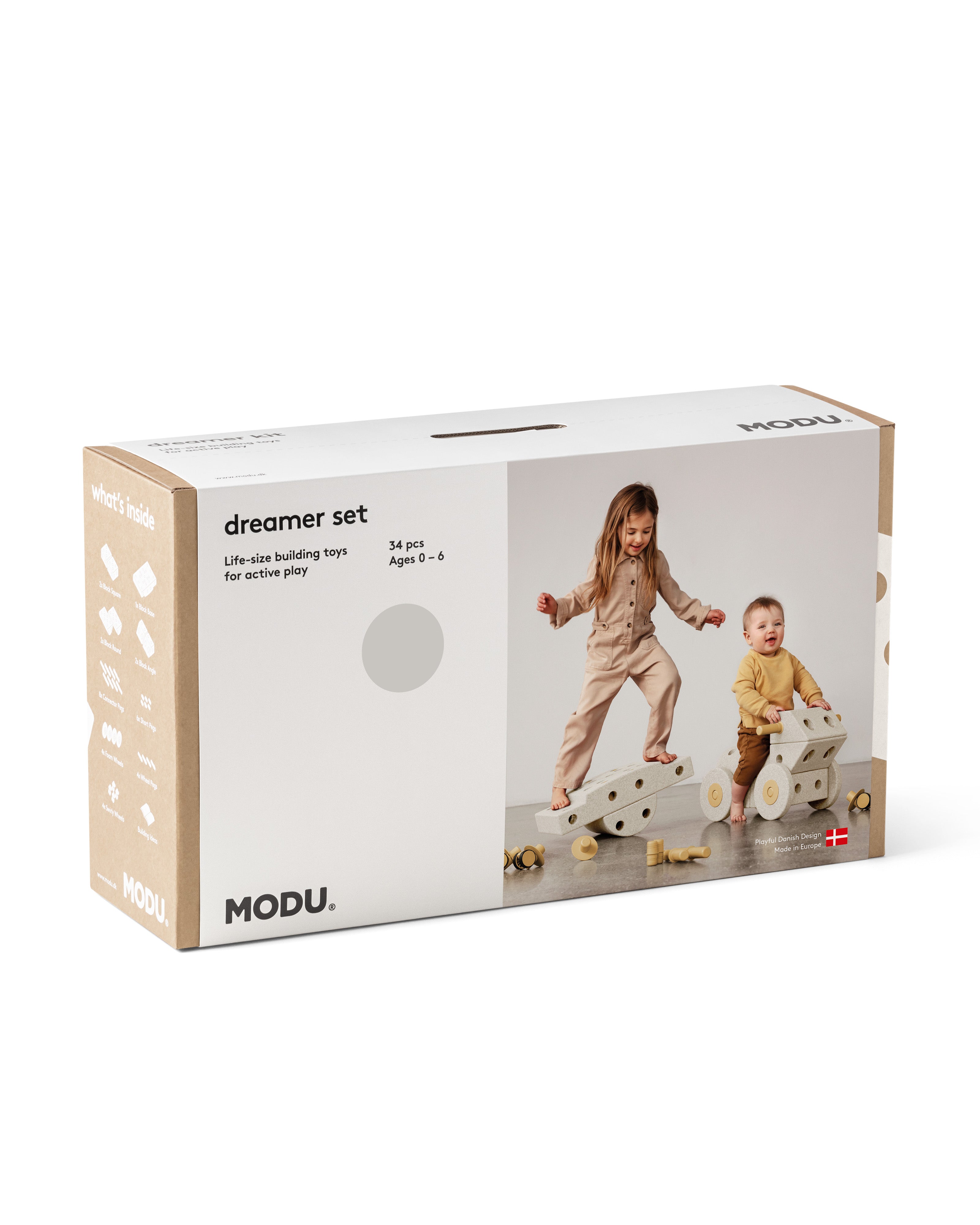 MODU Dreamer Set – Set da Costruzione XXL per Bambini | Gioco Creativo 0-6 anni