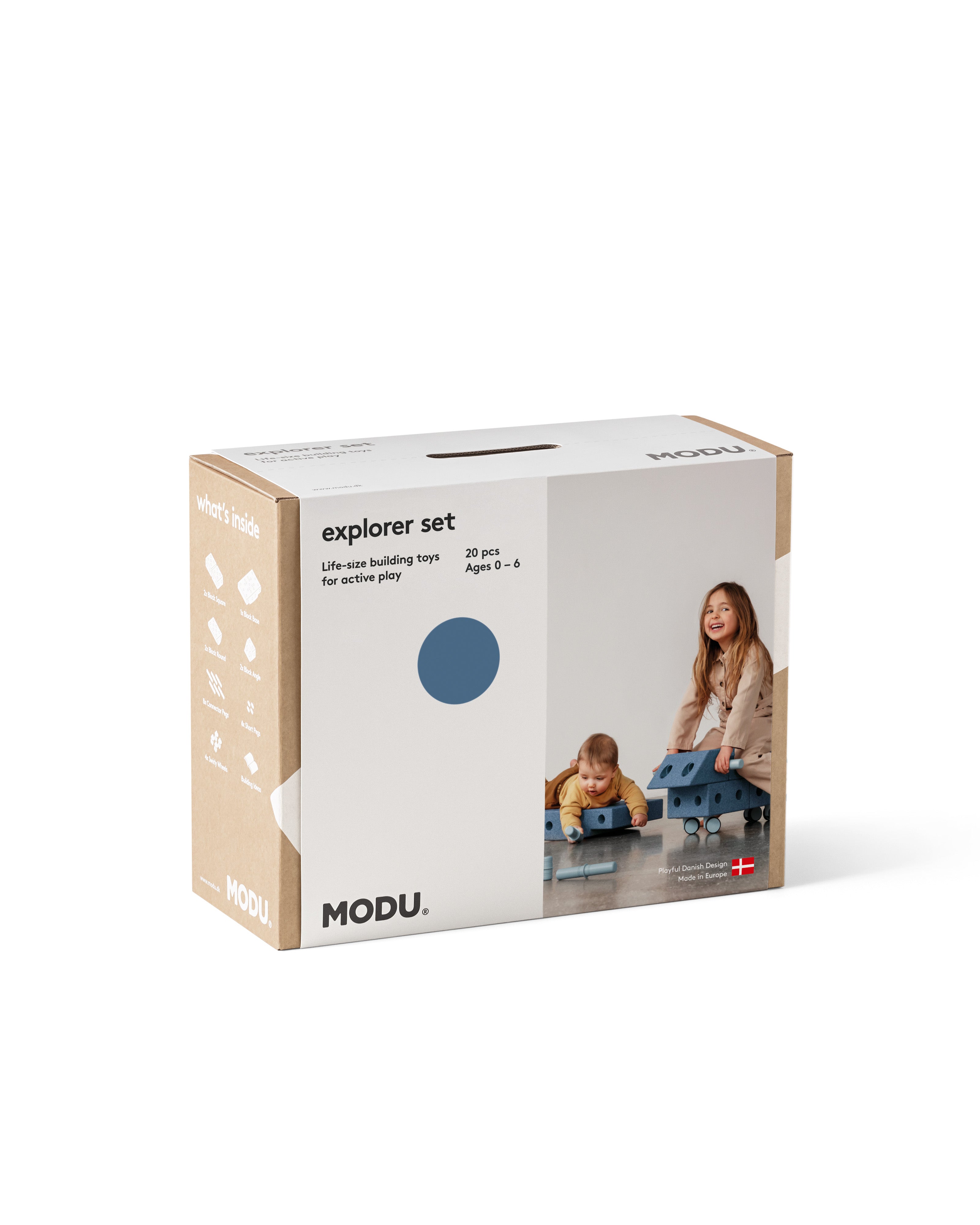 MODU Explorer Set | Set Motorio Modulare 0-6 Anni | Gioco Educativo