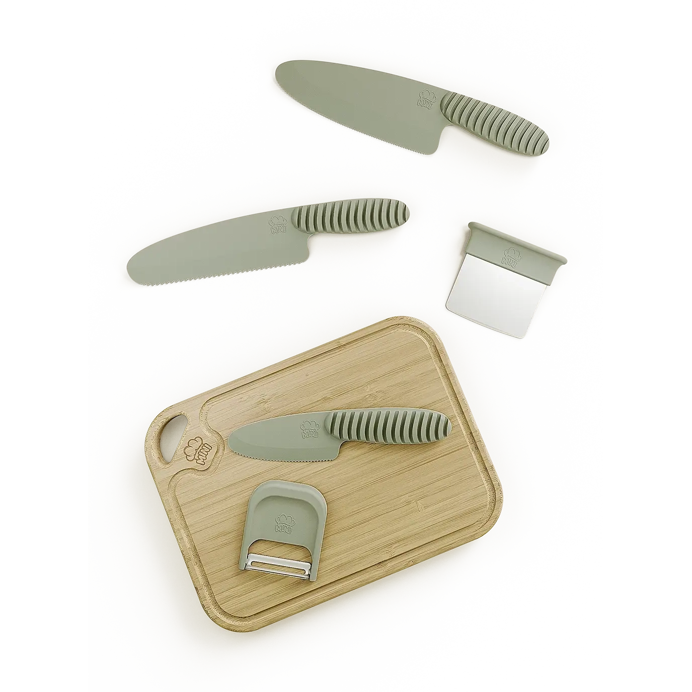 MINI Set da Cucina per Bambini | Utensili Sicuri e Progettati per Mani Piccole