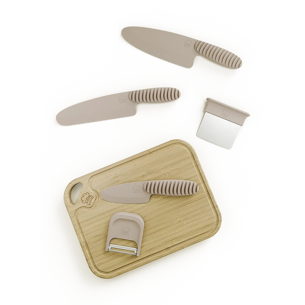 MINI Set da Cucina per Bambini | Utensili Sicuri e Progettati per Mani Piccole