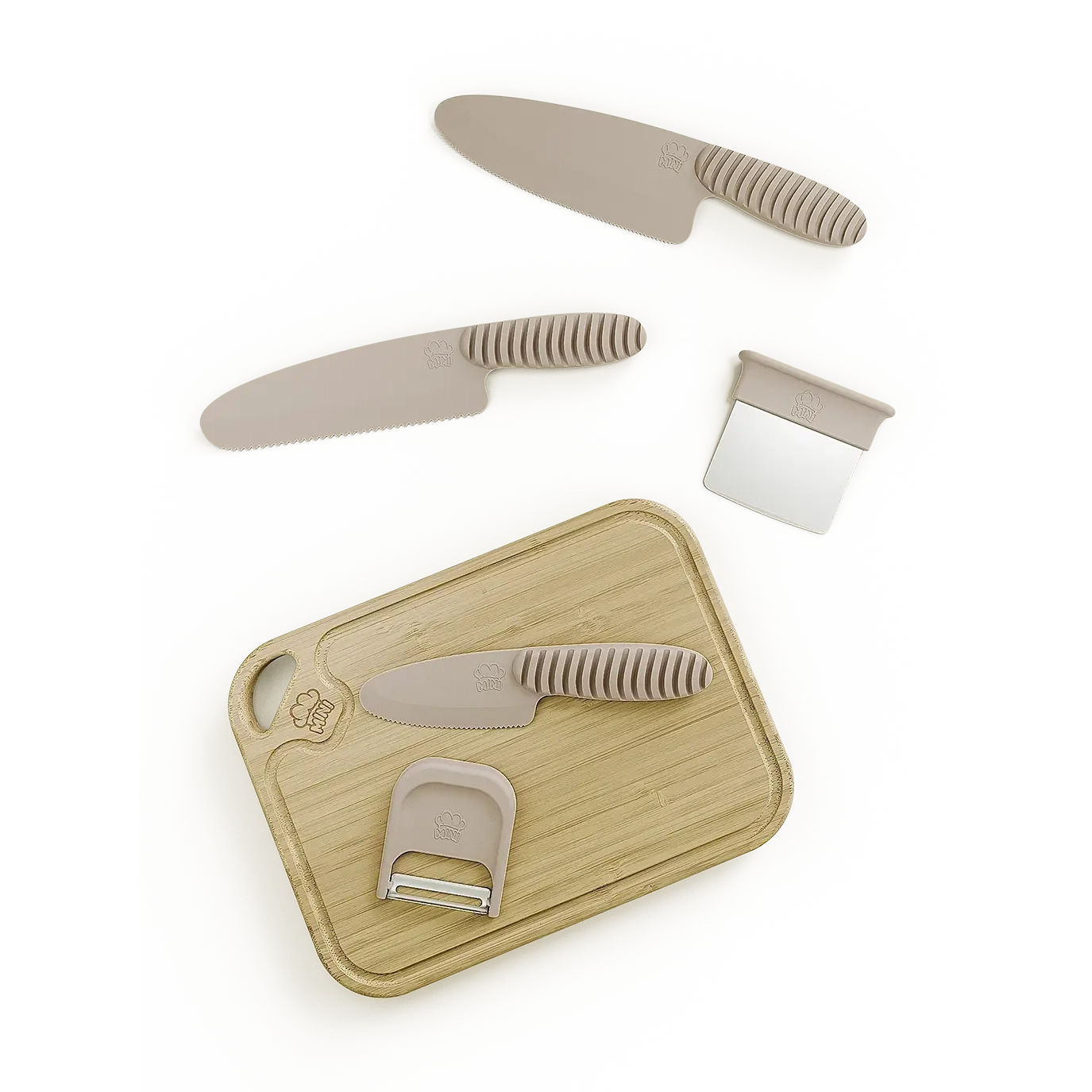 MINI Set da Cucina per Bambini | Utensili Sicuri e Progettati per Mani Piccole