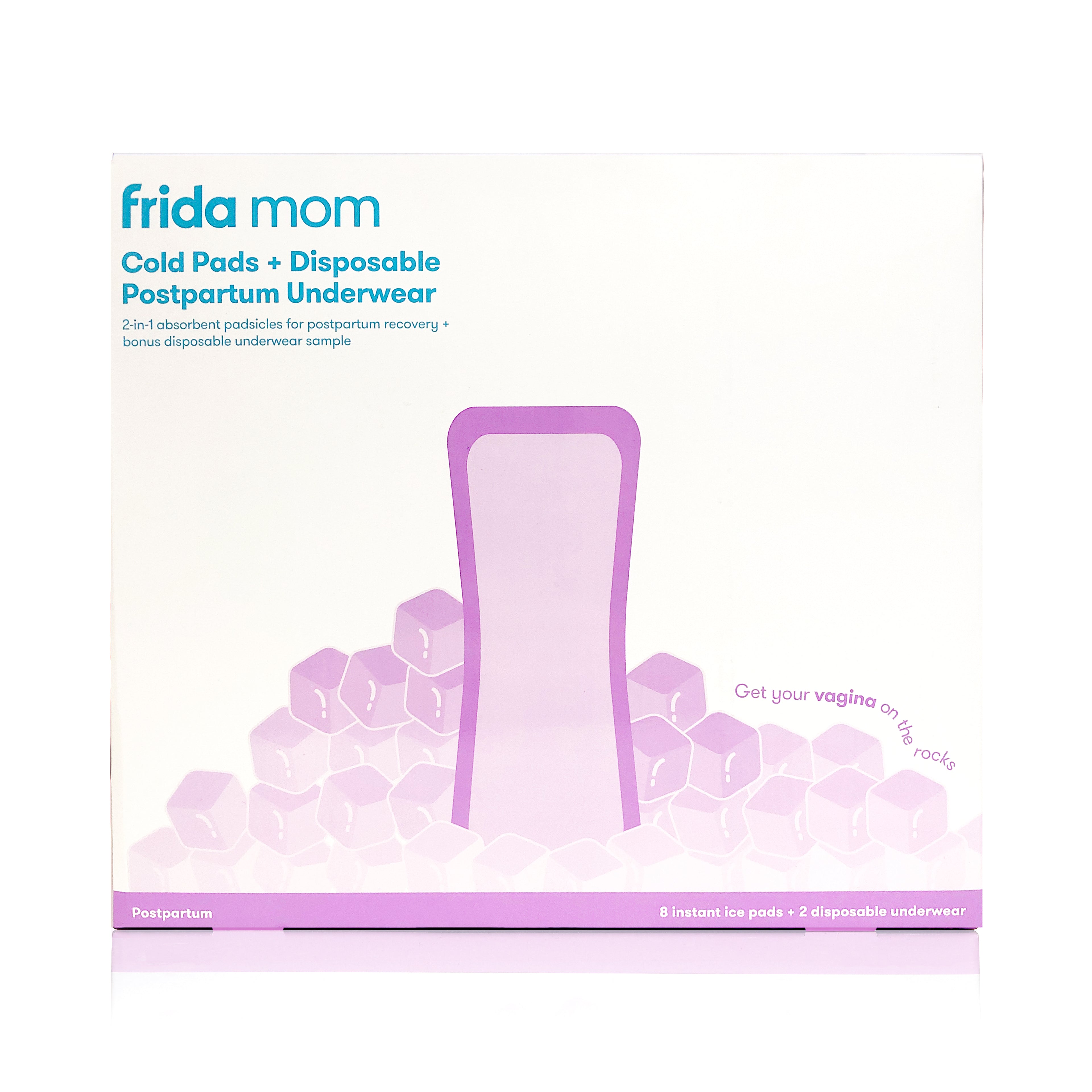 Frida Mom - Maxi Assorbenti Post Parto Rinfrescanti 2in1 Instant Ice | Sollievo Immediato