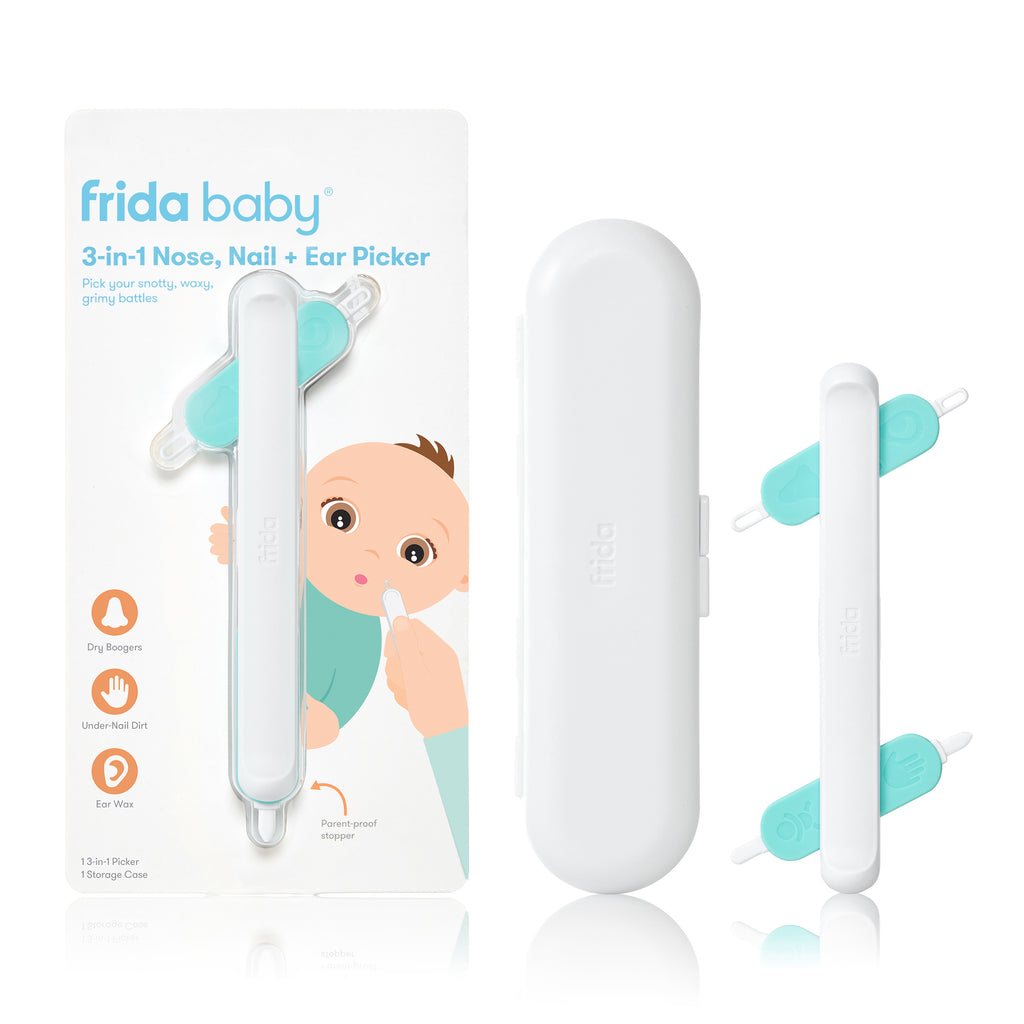 Frida Baby - Dispositivo per la Pulizia di Naso, Orecchie e Unghie 3 in 1