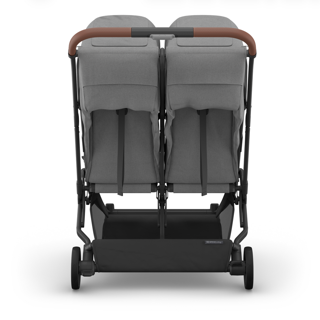 UPPAbaby Minu Duo | Passeggino doppio compatto da viaggio per neonati e bambini