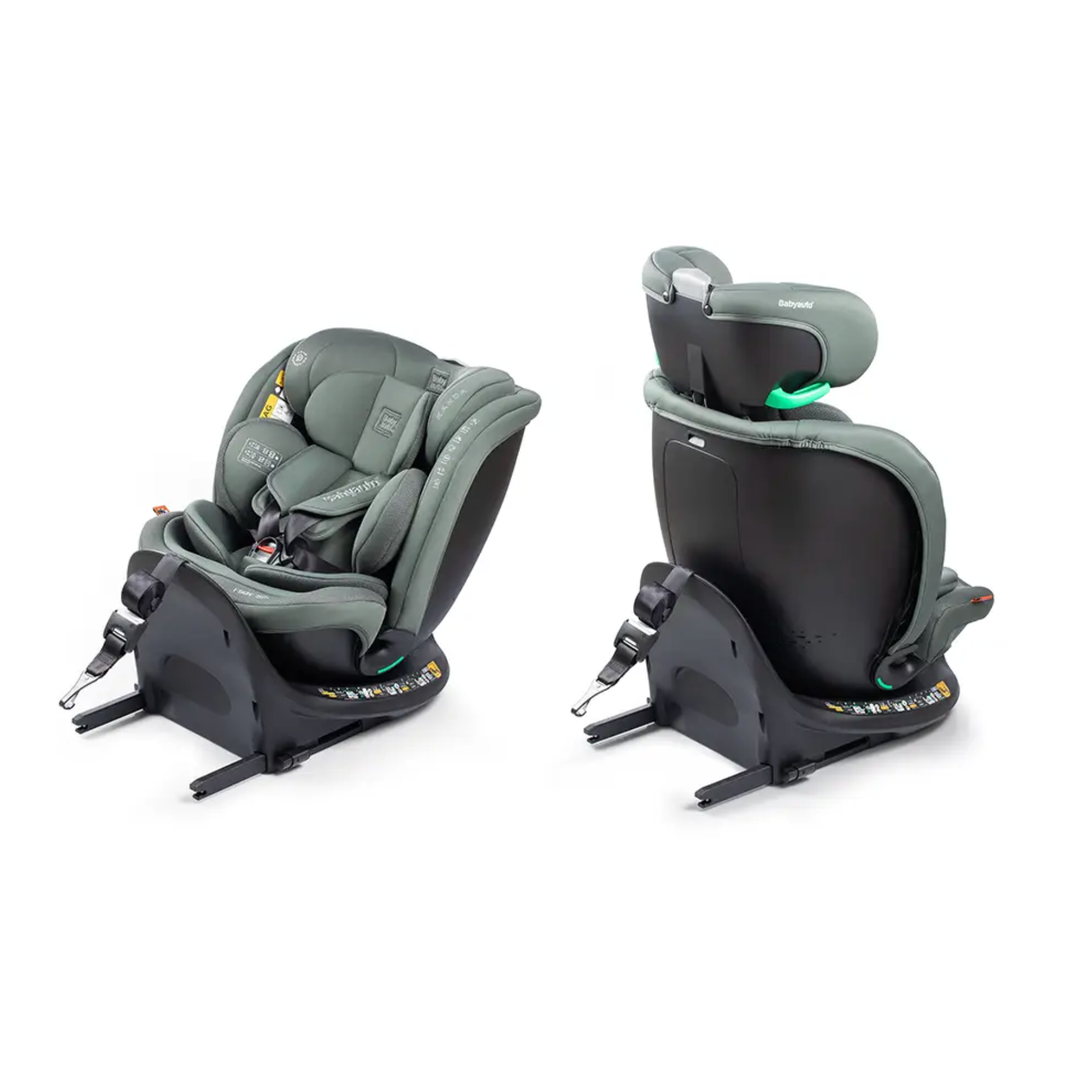 Babyauto Seggiolino Auto KANDA i-Fix 40-150 cm | Base Girevole 360° e Isofix