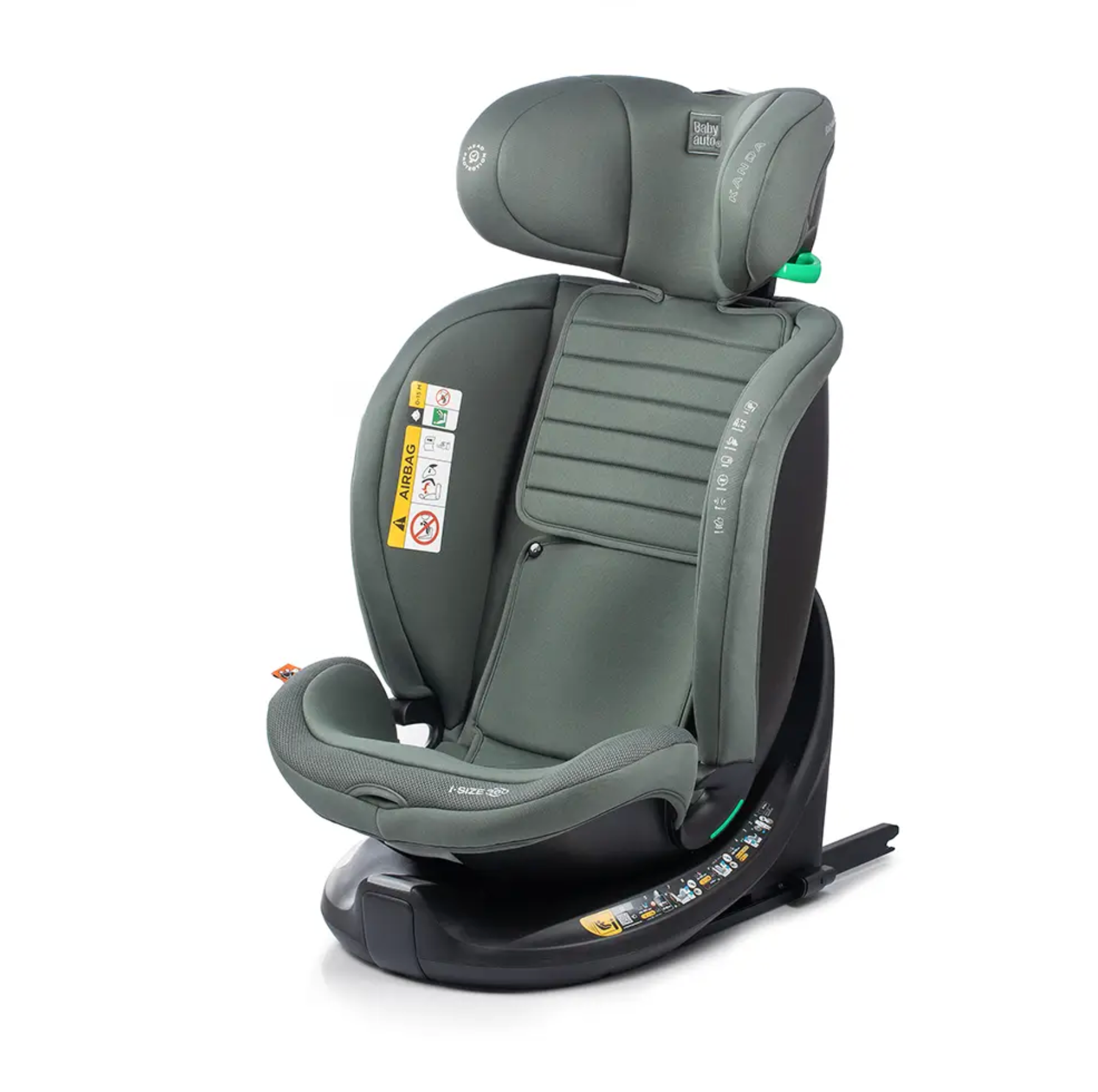 Babyauto Seggiolino Auto KANDA i-Fix 40-150 cm | Base Girevole 360° e Isofix