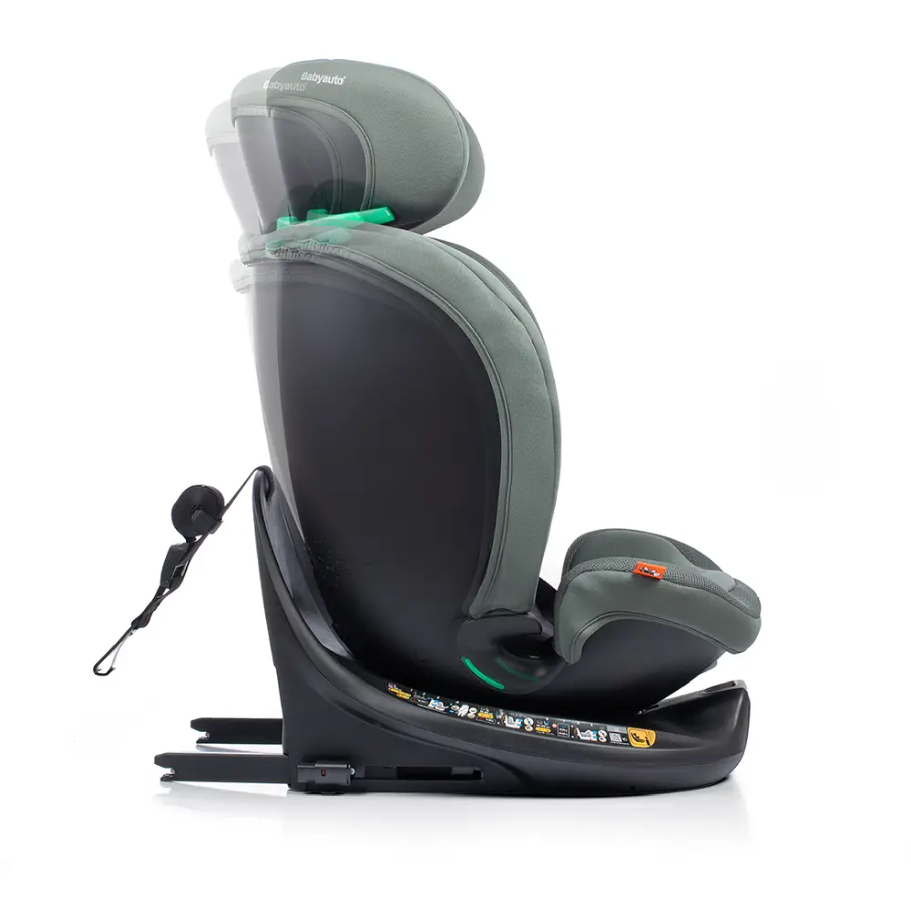 Babyauto Seggiolino Auto KANDA i-Fix 40-150 cm | Base Girevole 360° e Isofix