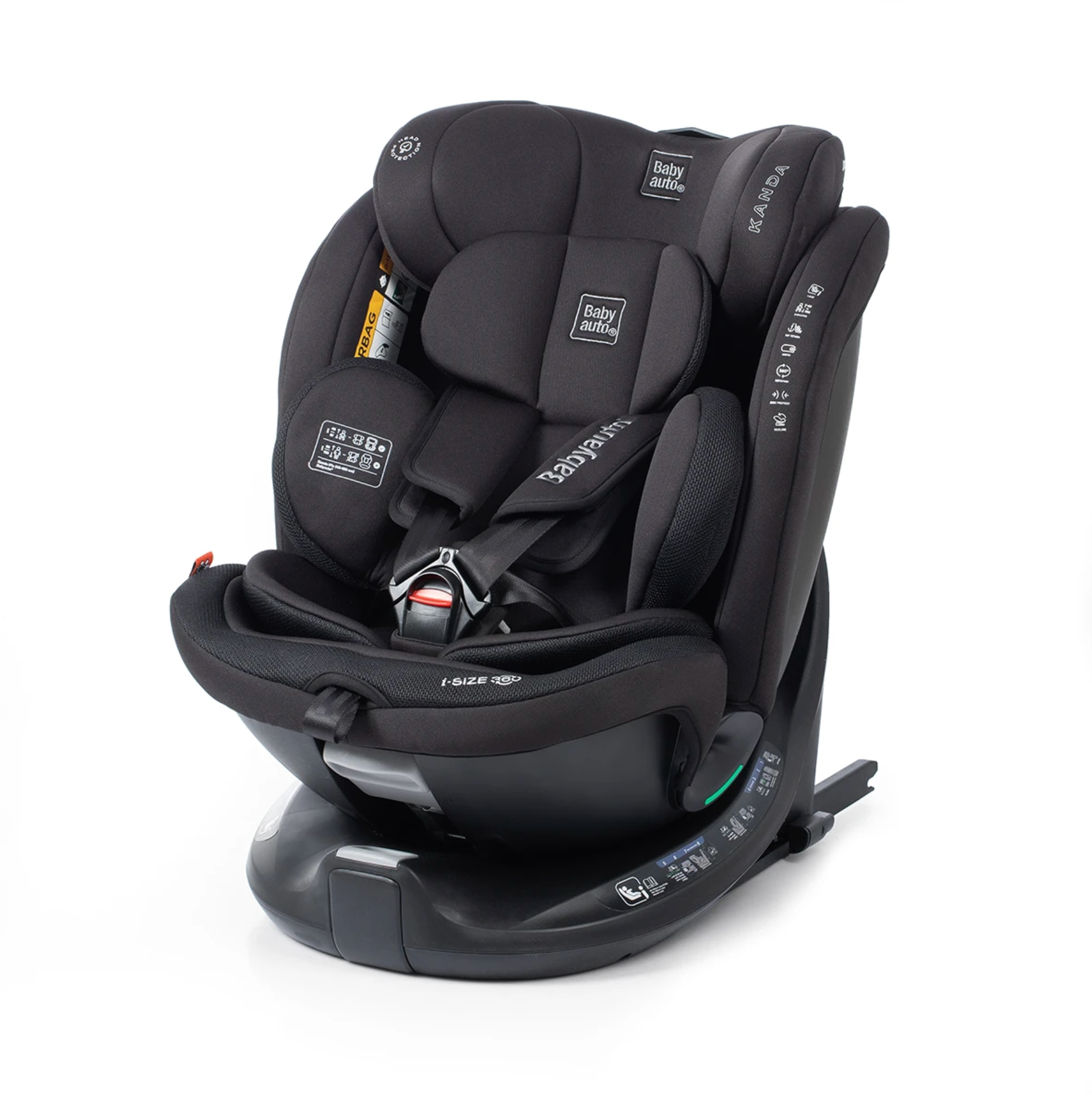 Babyauto Seggiolino Auto KANDA i-Fix 40-150 cm | Base Girevole 360° e Isofix