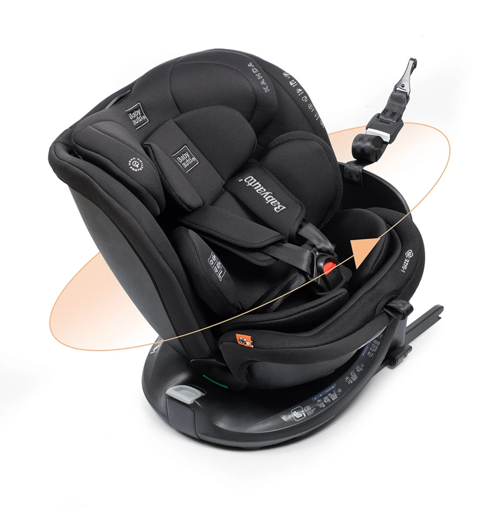 Babyauto Seggiolino Auto KANDA i-Fix 40-150 cm | Base Girevole 360° e Isofix