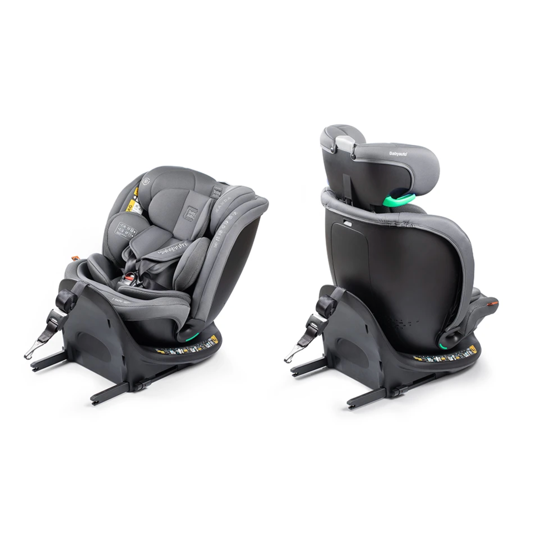 Babyauto Seggiolino Auto KANDA i-Fix 40-150 cm | Base Girevole 360° e Isofix