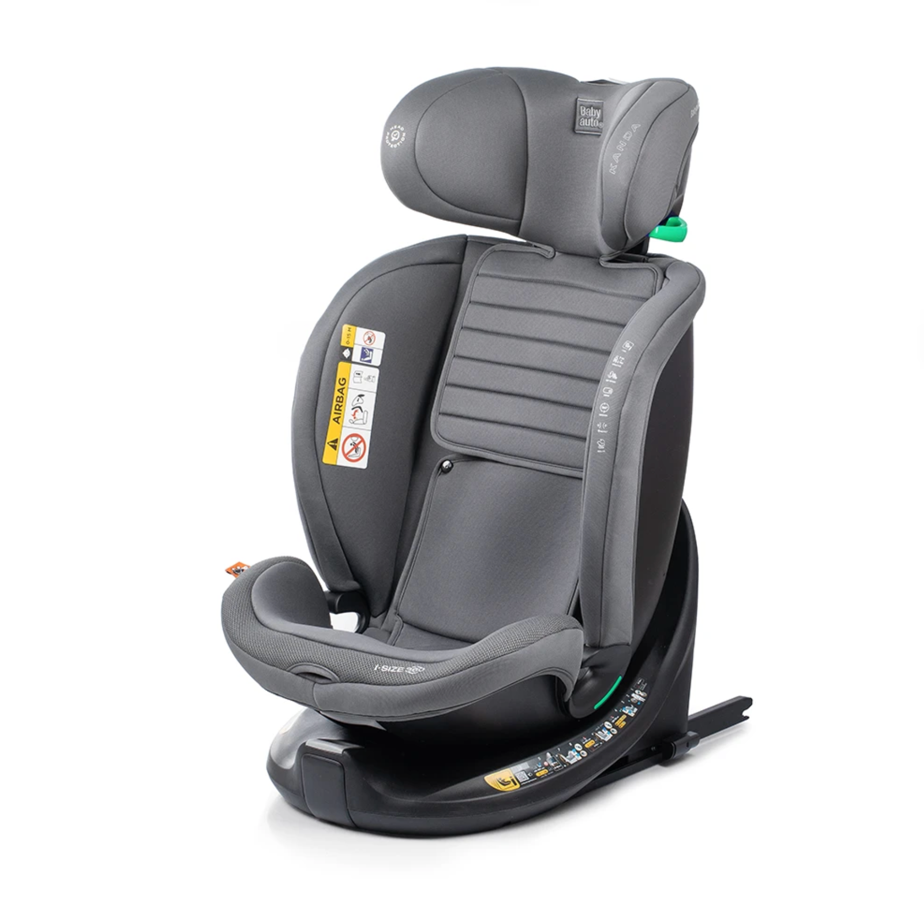 Babyauto Seggiolino Auto KANDA i-Fix 40-150 cm | Base Girevole 360° e Isofix