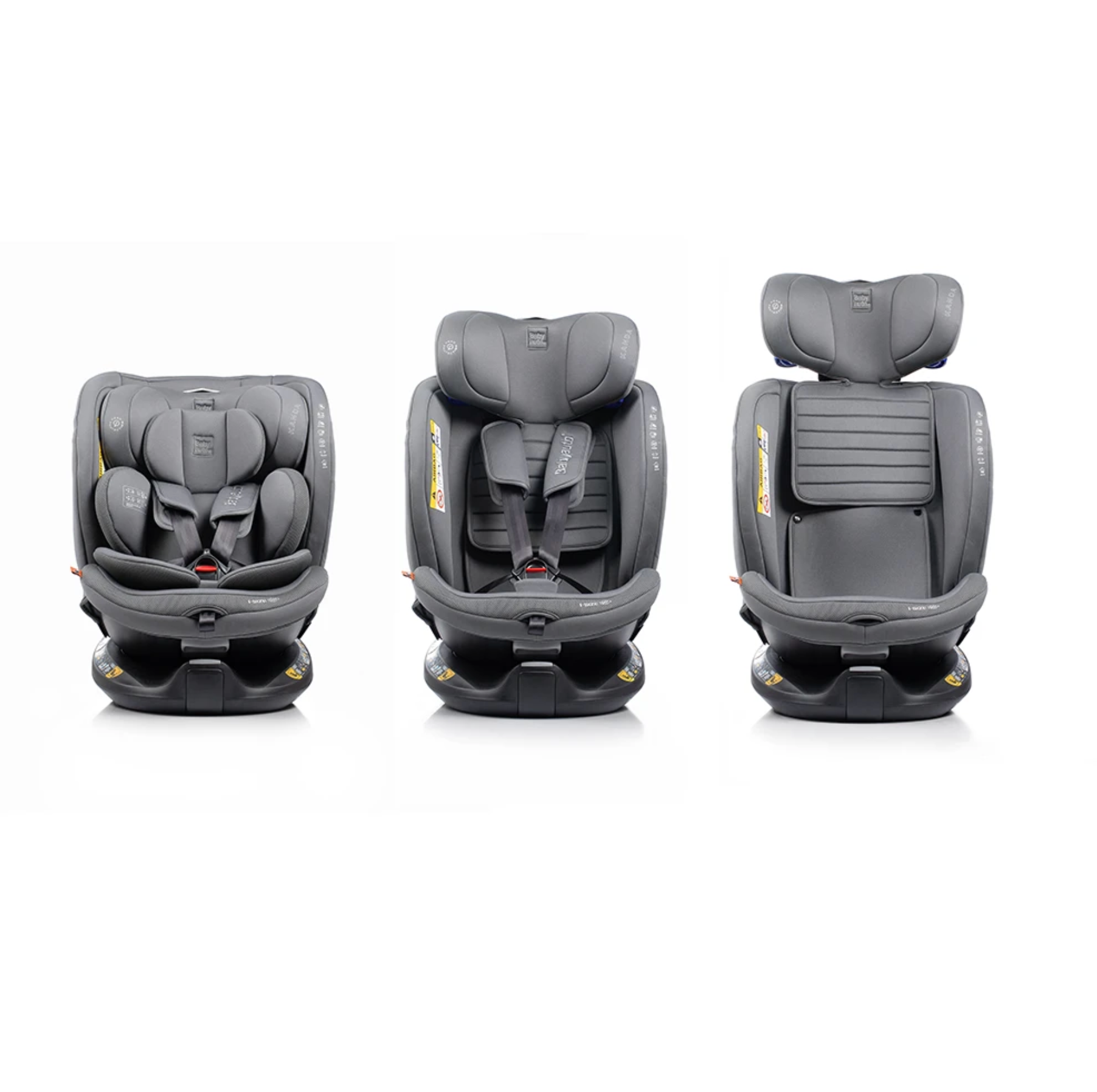 Babyauto Seggiolino Auto KANDA i-Fix 40-150 cm | Base Girevole 360° e Isofix