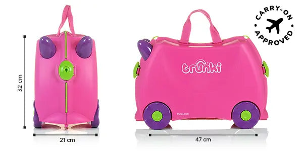 Valigia Cavalcabile per Bambini Trixie Pink
