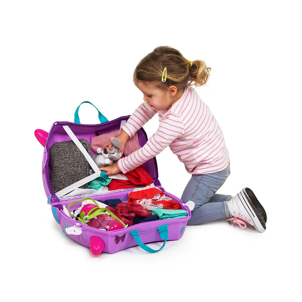 Valigia Cavalcabile Trunki Cassie Candy Cat