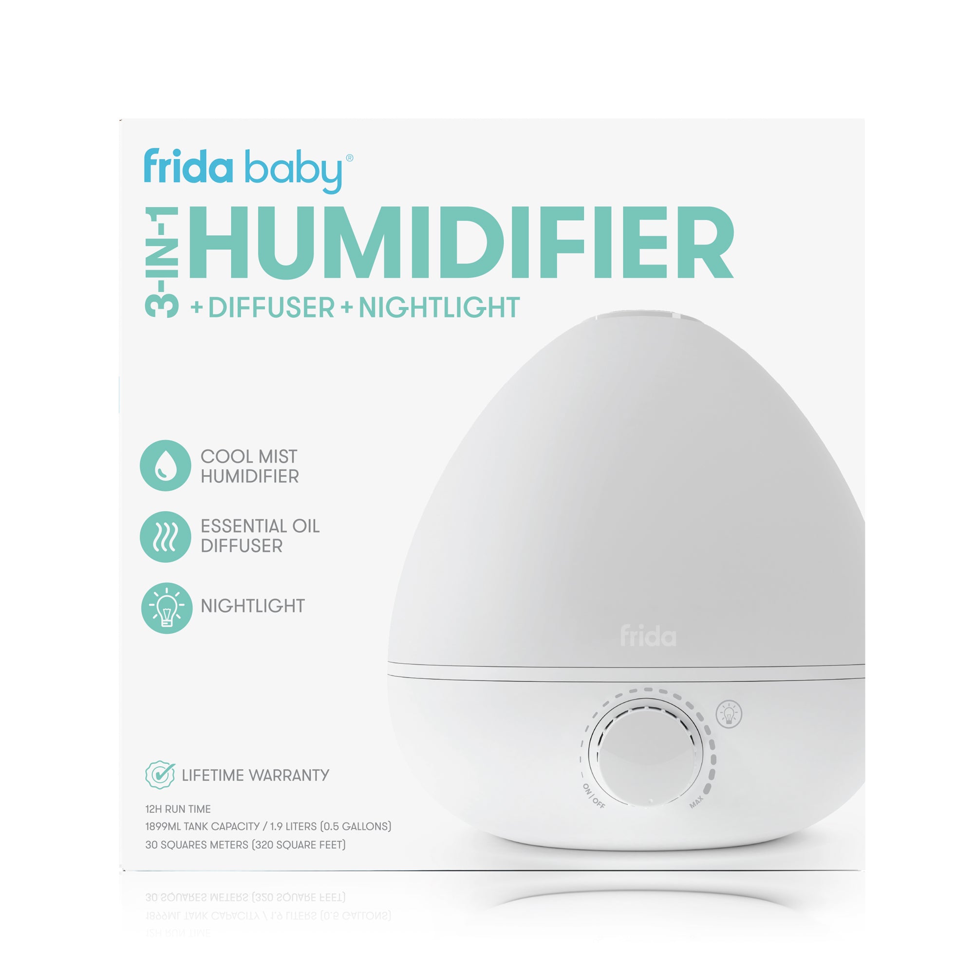 Frida Baby - Umidificatore con Diffusore e Luce Notturna 3 in 1