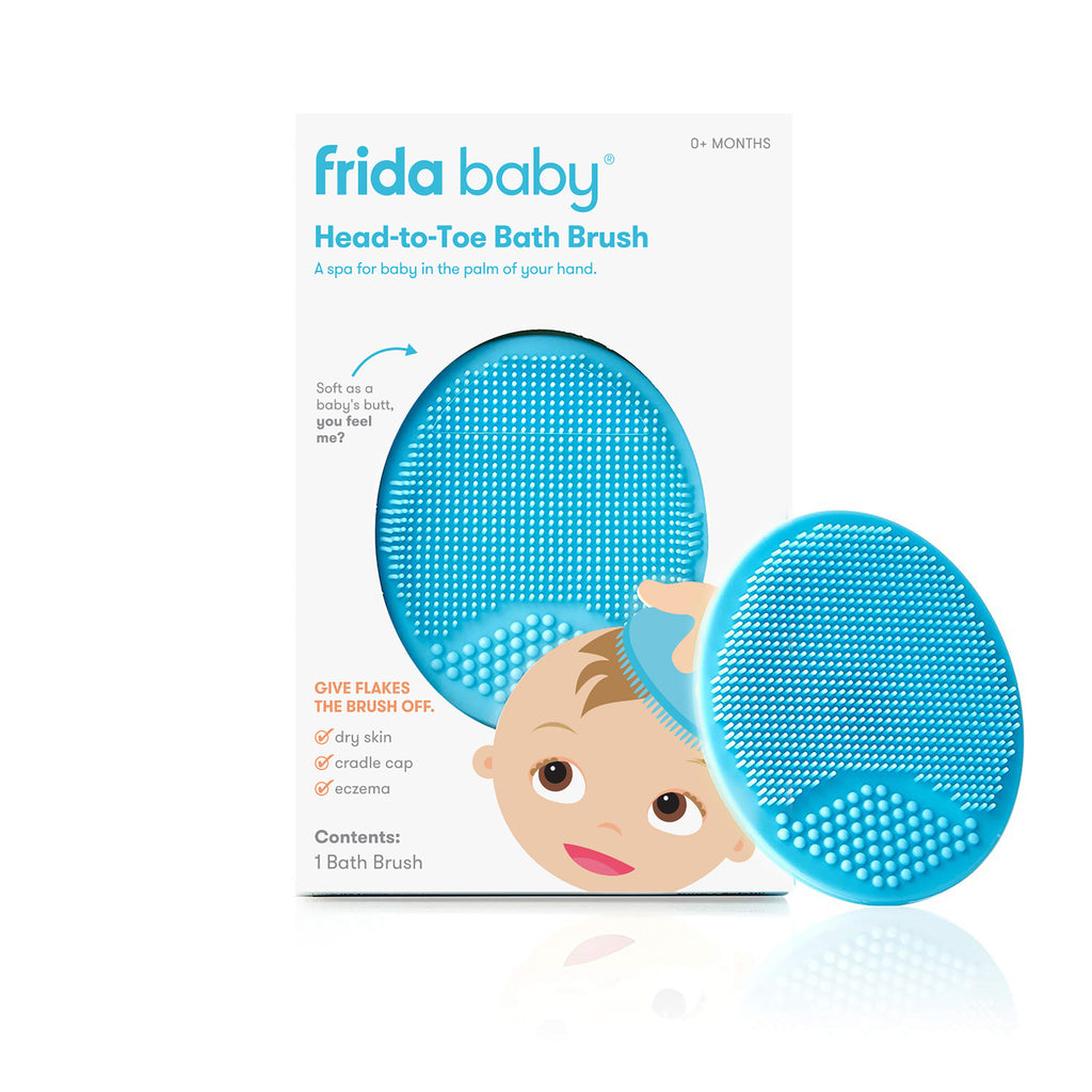 Frida Baby - Spazzola per il Bagnetto in Silicone per Neonati
